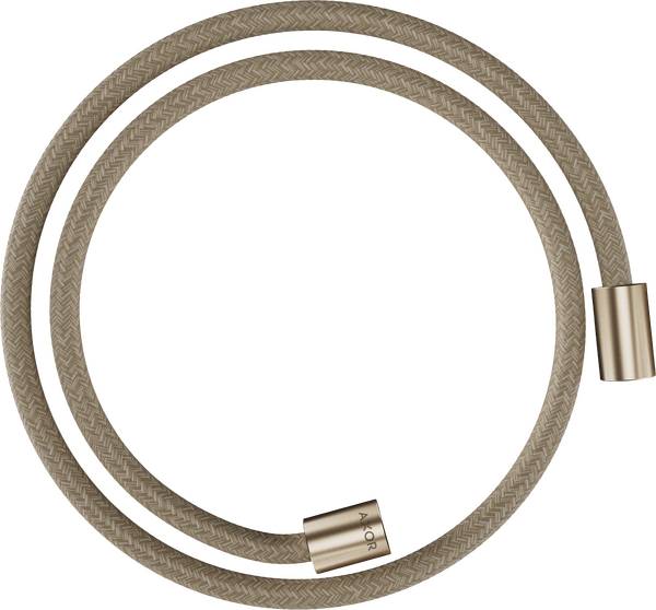 Flexible de douche textile 1,25 m avec écrous cylindriques