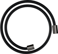 Textile shower hose 1.25 m with cylindrical nuts