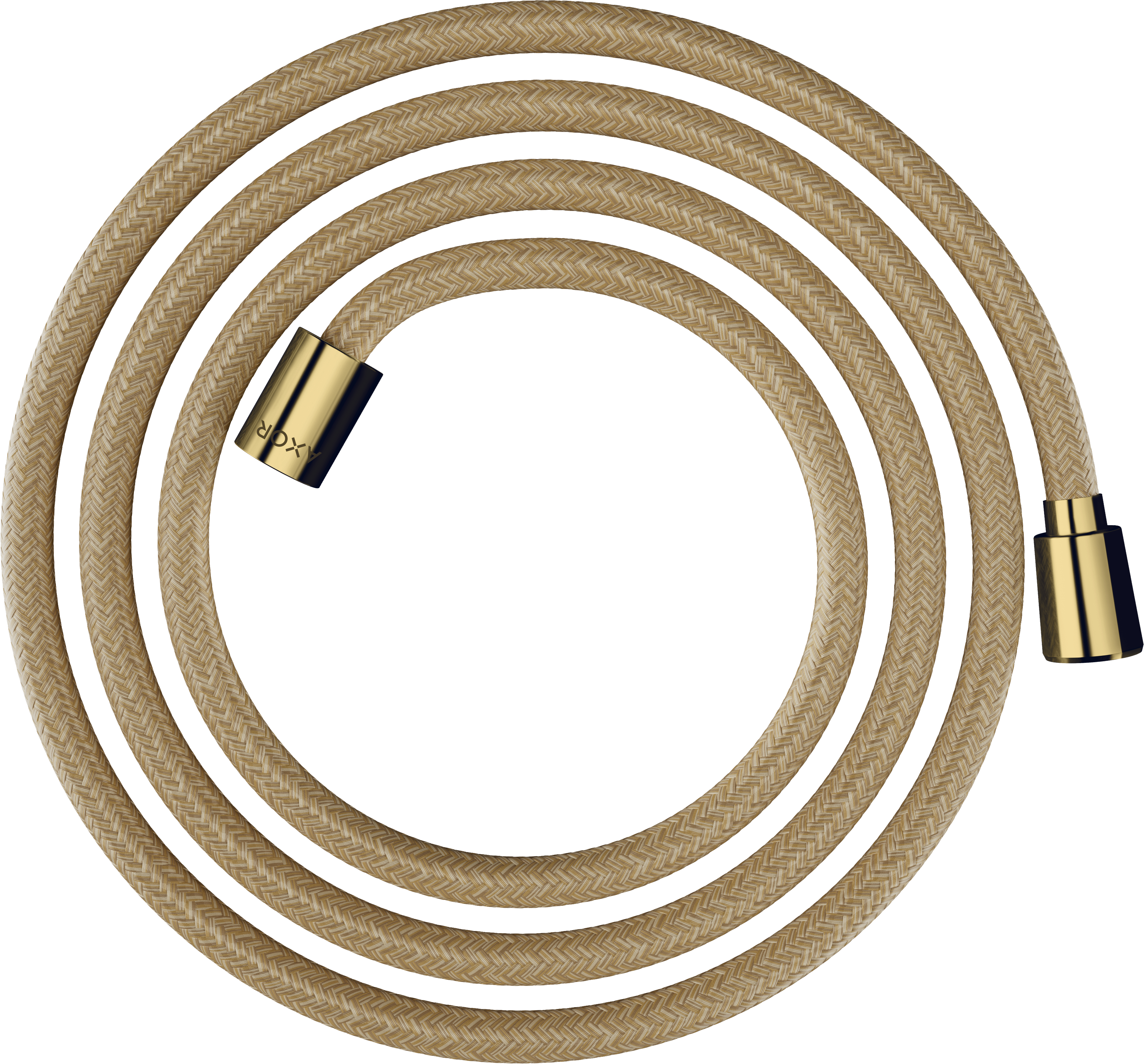 Flexo de ducha textil 2 m con tuerca cónica y cilíndrica