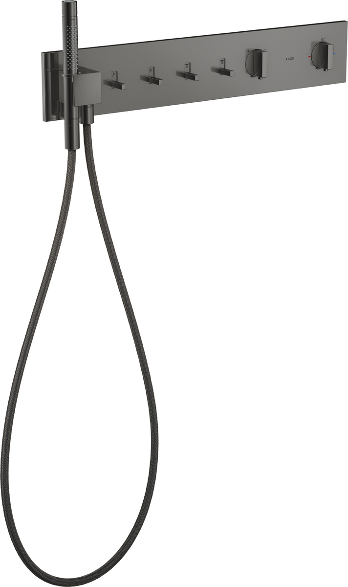 Thermostatic module 610/110 for concealed installation for 4 functions