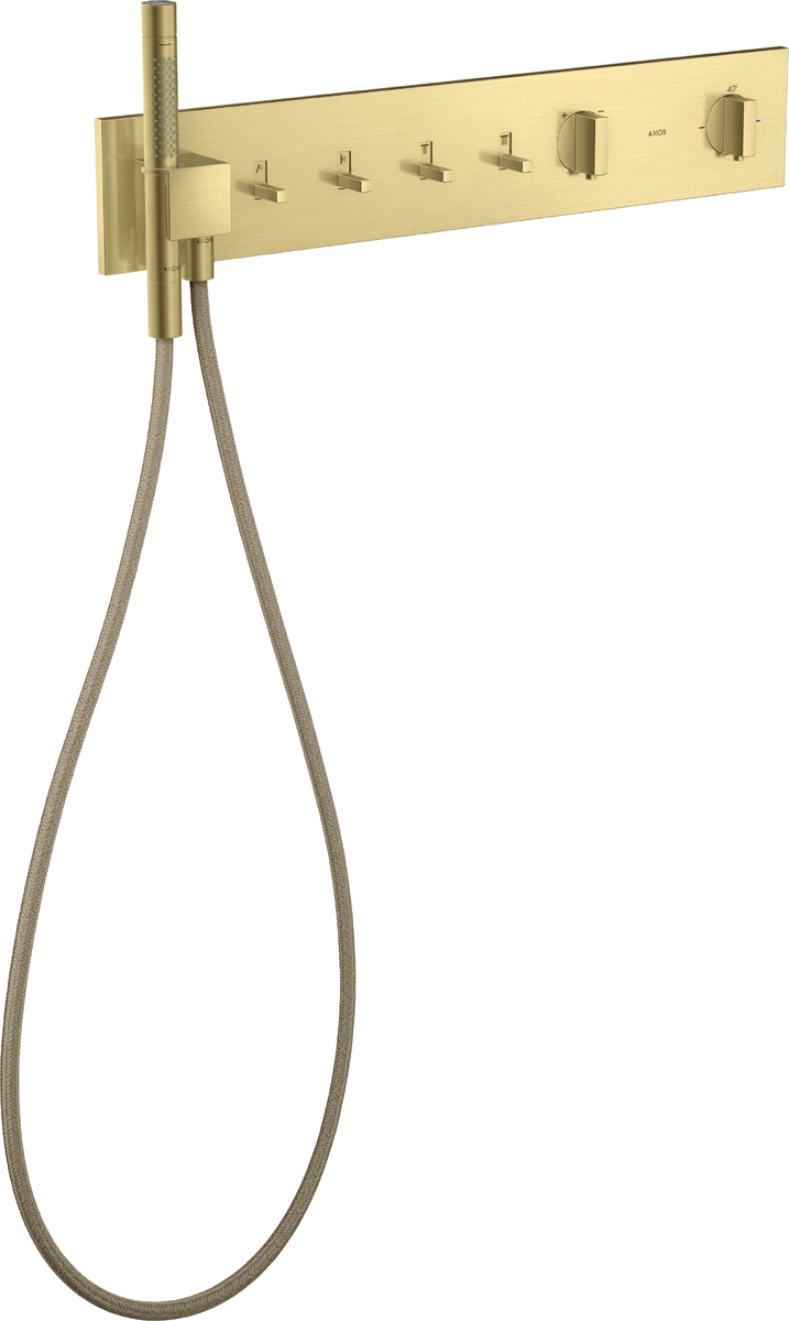 Thermostatic module 610/110 for concealed installation for 4 functions