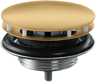 Waste set non-closing for washbasins