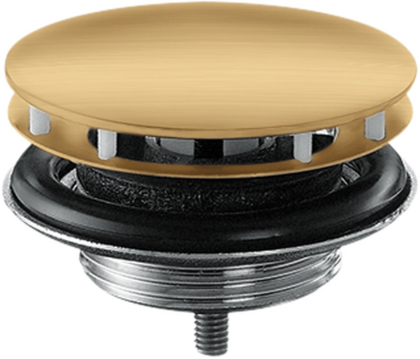 Waste set non-closing for washbasins