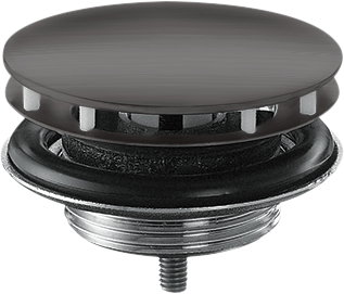 Waste set non-closing for washbasins