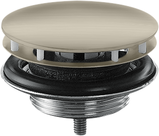 Waste set non-closing for washbasins