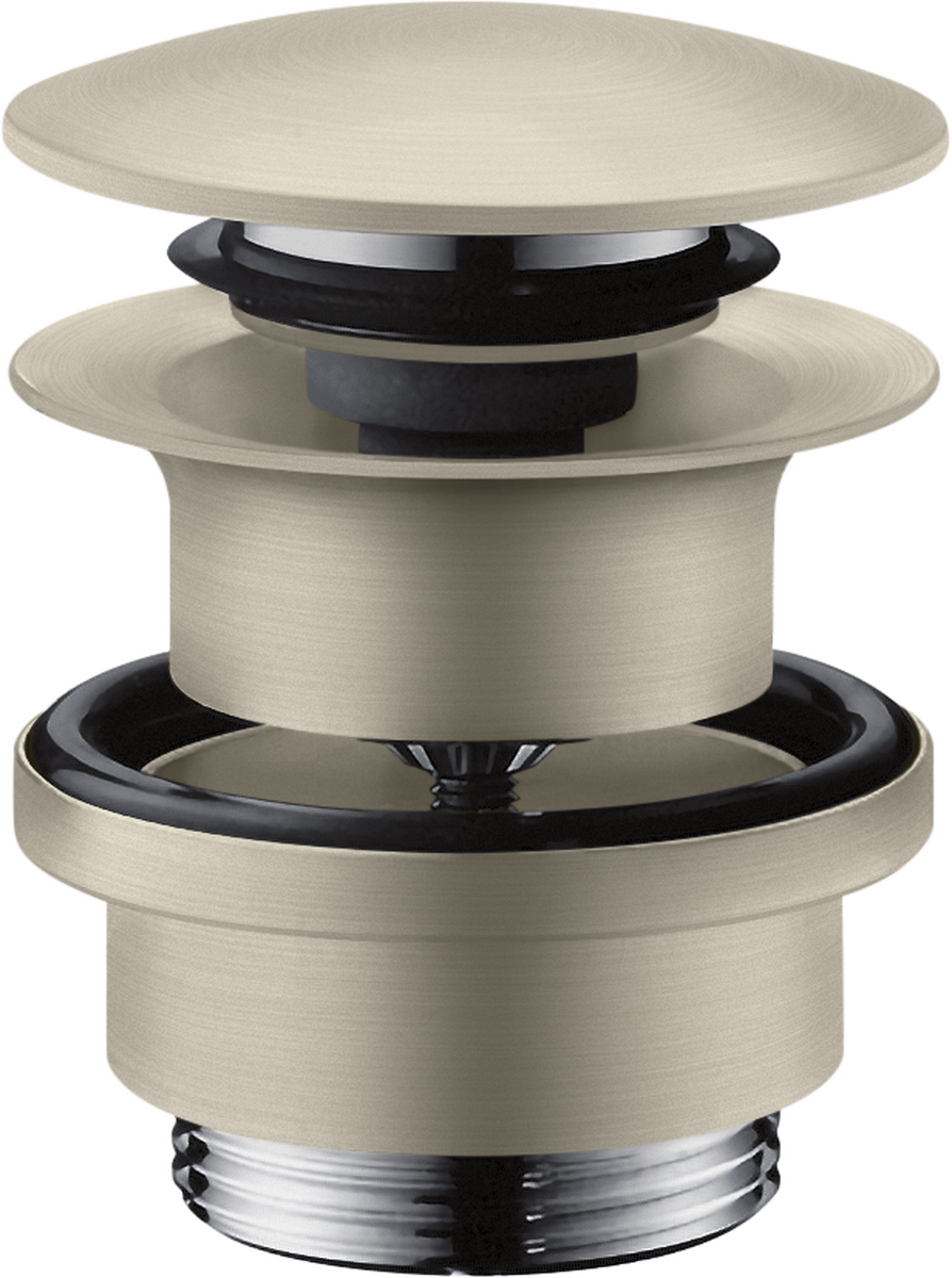 Ablaufgarnitur Push-Open für Waschtisch- und Bidetmischer