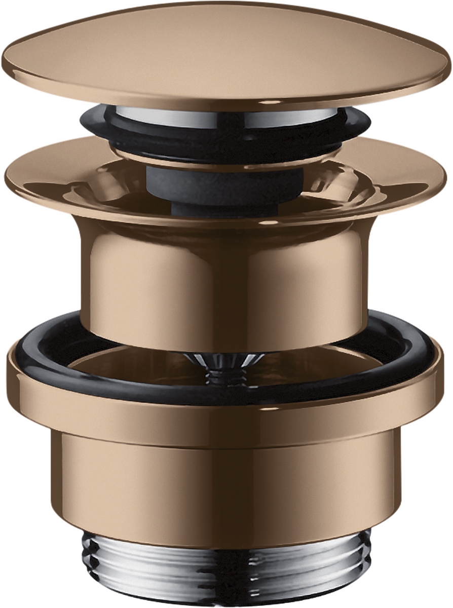 アクサー排水栓セット プッシュオープン式ポップアップ （ヨーロッパ製洗面器用）