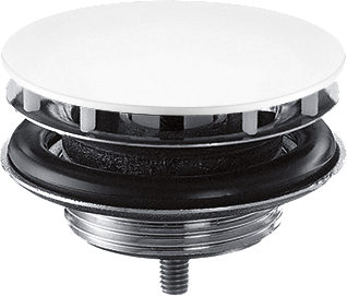 Waste set non-closing for washbasins