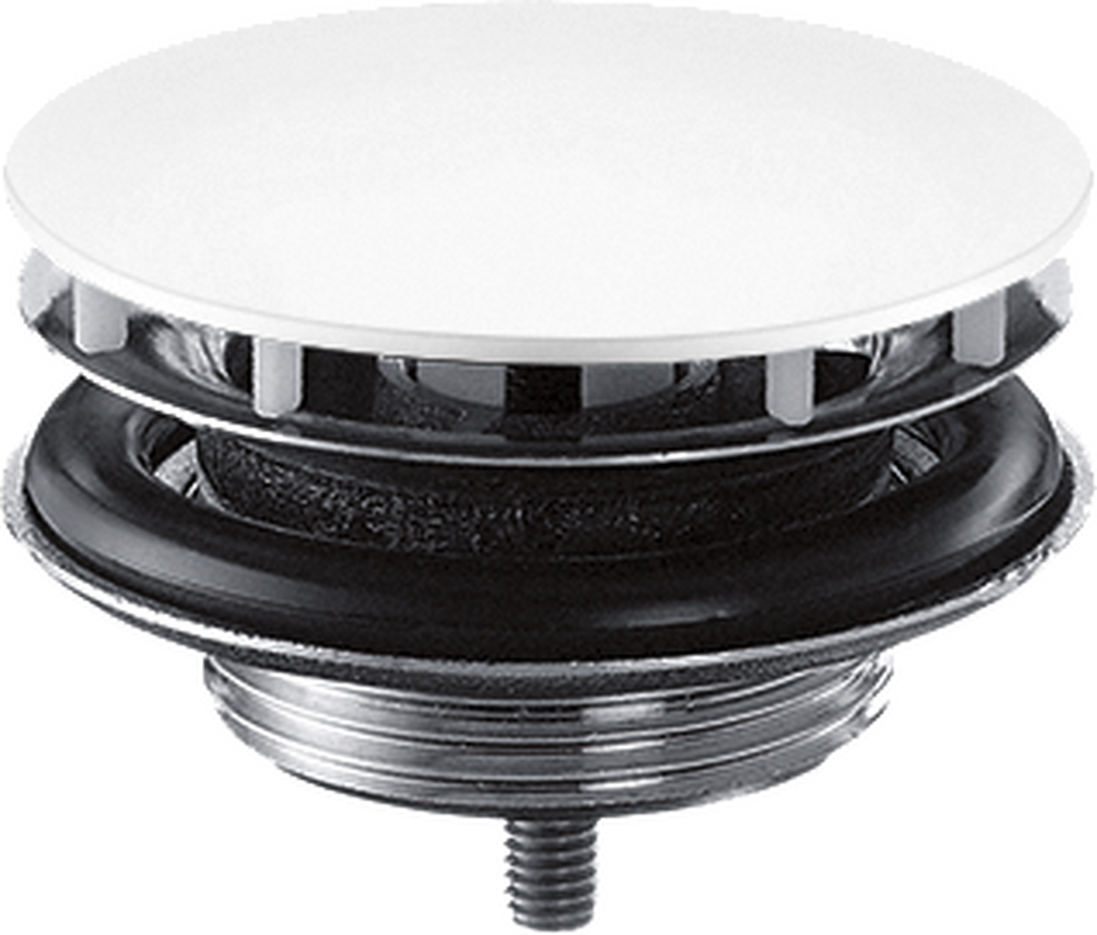 Waste set non-closing for washbasins