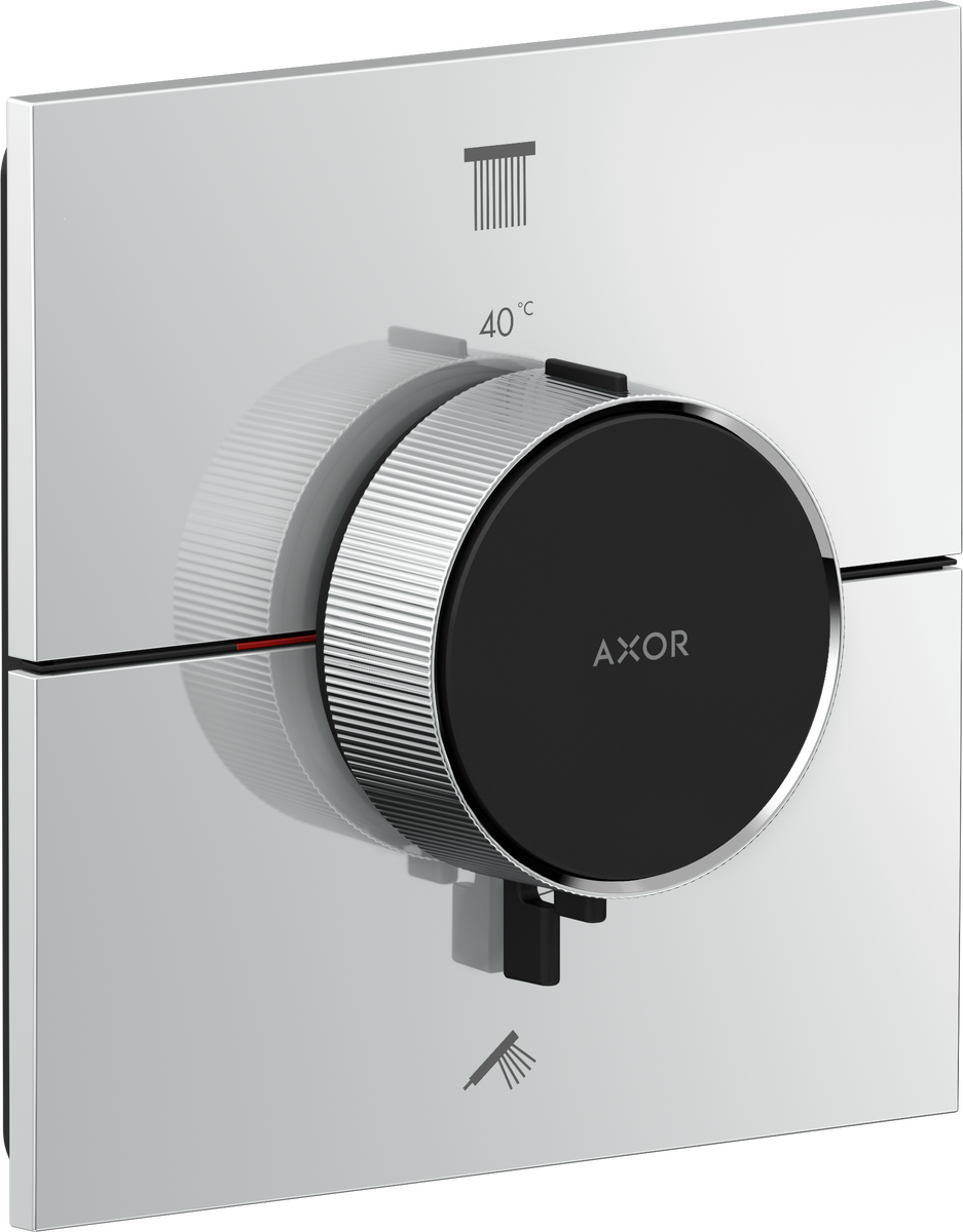 Thermostat Unterputz eckig für 2 Verbraucher