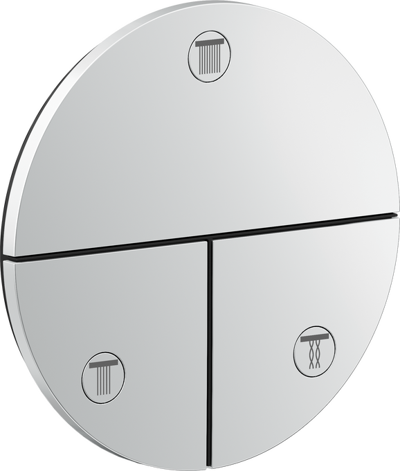 AXOR ShowerSelect ID Set de finition rond encastré avec 3 fonctions — 36779000