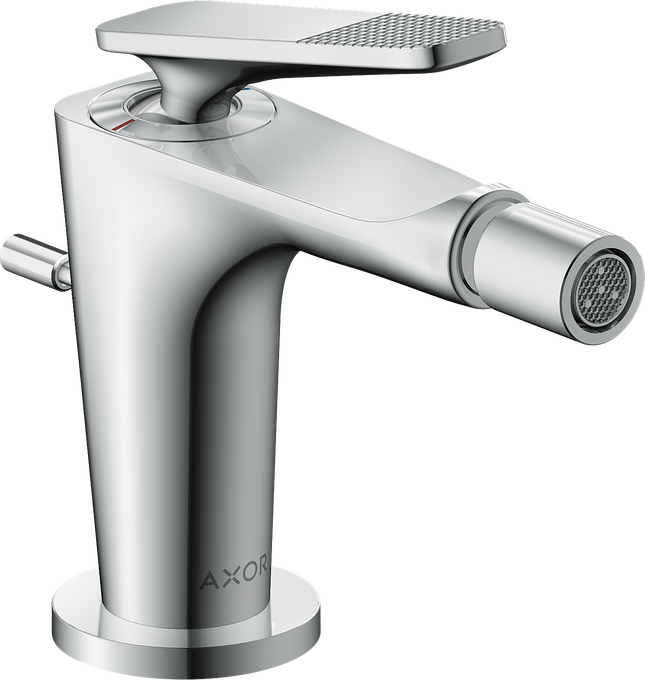 AXOR Citterio C Mitigeur de bidet avec tirette et vidage, coupe cubique — 49211000
