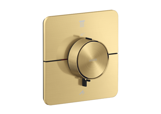 AXOR ShowerSelect ID Set de finition softsquare pour mitigeur thermostatique encastré avec 2 fonctions — 36754250