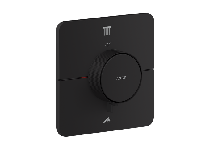 AXOR ShowerSelect ID Set de finition softsquare pour mitigeur thermostatique encastré avec 2 fonctions — 36754670