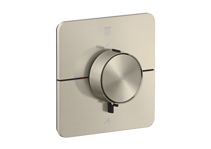 AXOR ShowerSelect ID Set de finition softsquare pour mitigeur thermostatique encastré avec 2 fonctions — 36754820