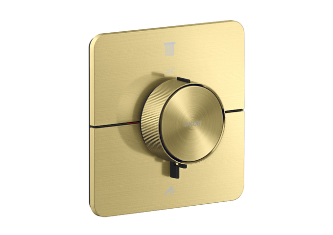 AXOR ShowerSelect ID Set de finition softsquare pour mitigeur thermostatique encastré avec 2 fonctions — 36754950