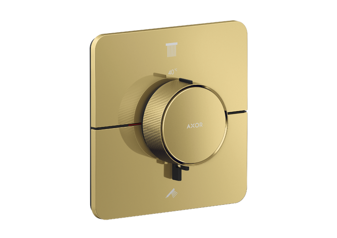 AXOR ShowerSelect ID Set de finition softsquare pour mitigeur thermostatique encastré avec 2 fonctions — 36754990