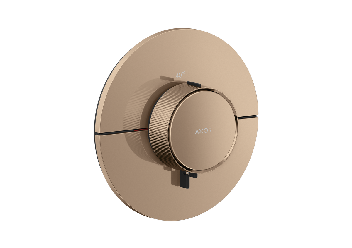 Thermostat HighFlow for concealed installation round