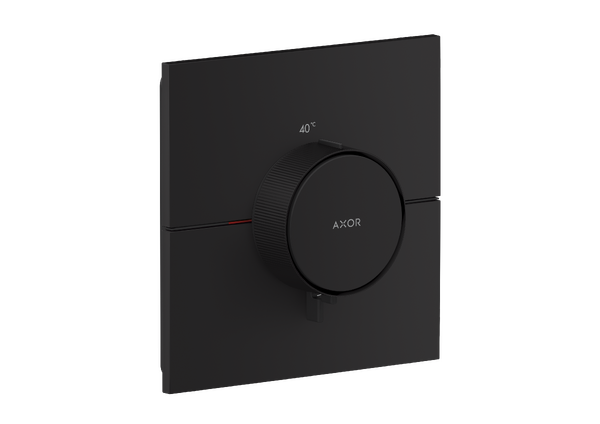 Set de finition carré pour mitigeur thermostatique encastré à haut débit