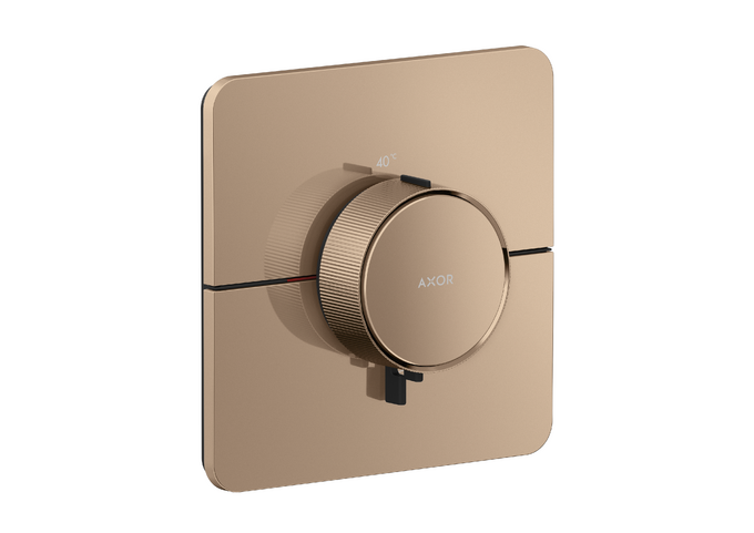 AXOR ShowerSelect ID Set de finition softsquare pour mitigeur thermostatique encastré à haut débit — 36775300