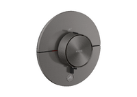 Thermostat HighFlow for concealed installation round for 1 function and additional outlet