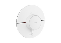 Thermostat HighFlow for concealed installation round for 1 function and additional outlet Thermostat HighFlow for concealed installation round for 1 function and additional outlet