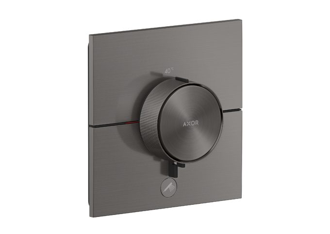 AXOR ShowerSelect ID Set de finition carré pour mitigeur thermostatique encastré à haut débit, avec 1 fonction et 1 sortie additionnelle — 36777340