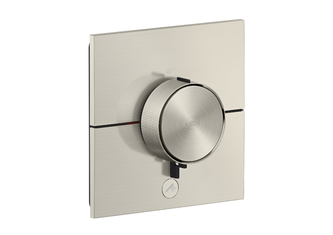 AXOR ShowerSelect ID Set de finition carré pour mitigeur thermostatique encastré à haut débit, avec 1 fonction et 1 sortie additionnelle — 36777800