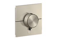 Thermostat HighFlow for concealed installation square for 1 function and additional outlet Thermostat HighFlow for concealed installation square for 1 function and additional outlet