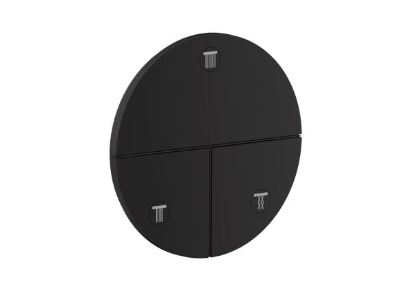 Set de finition rond encastré avec 3 fonctions