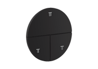 Valve for concealed installation round for 3 functions Valve for concealed installation round for 3 functions