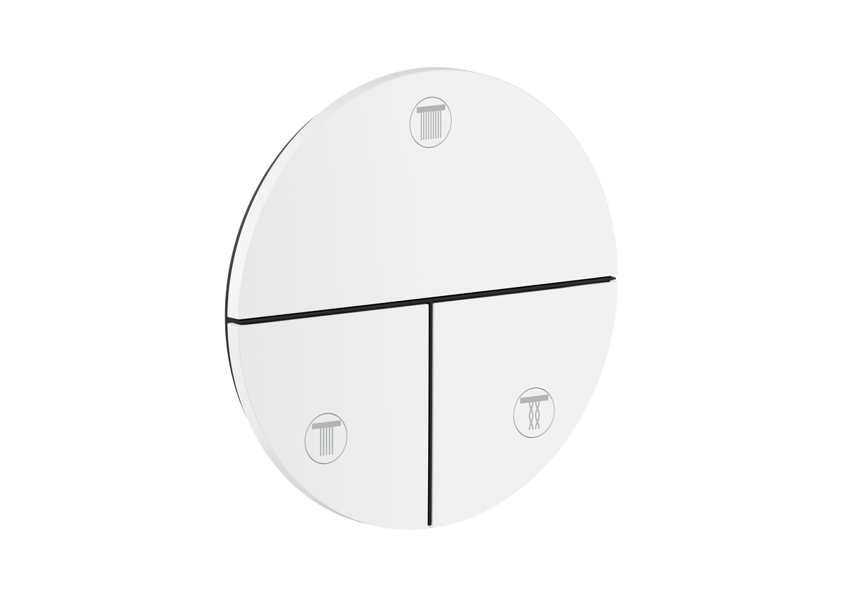 Set de finition rond encastré avec 3 fonctions