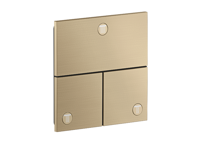 AXOR ShowerSelect ID Set de finition carré encastré avec 3 fonctions — 36780140