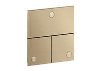 Valve for concealed installation square for 3 functions Valve for concealed installation square for 3 functions