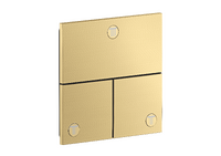 Valve for concealed installation square for 3 functions Valve for concealed installation square for 3 functions