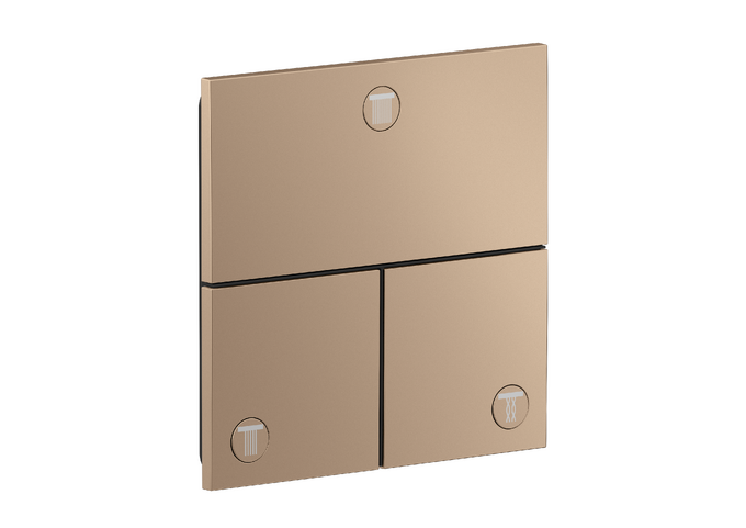 AXOR ShowerSelect ID Set de finition carré encastré avec 3 fonctions — 36780300