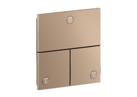 Valve for concealed installation square for 3 functions Valve for concealed installation square for 3 functions