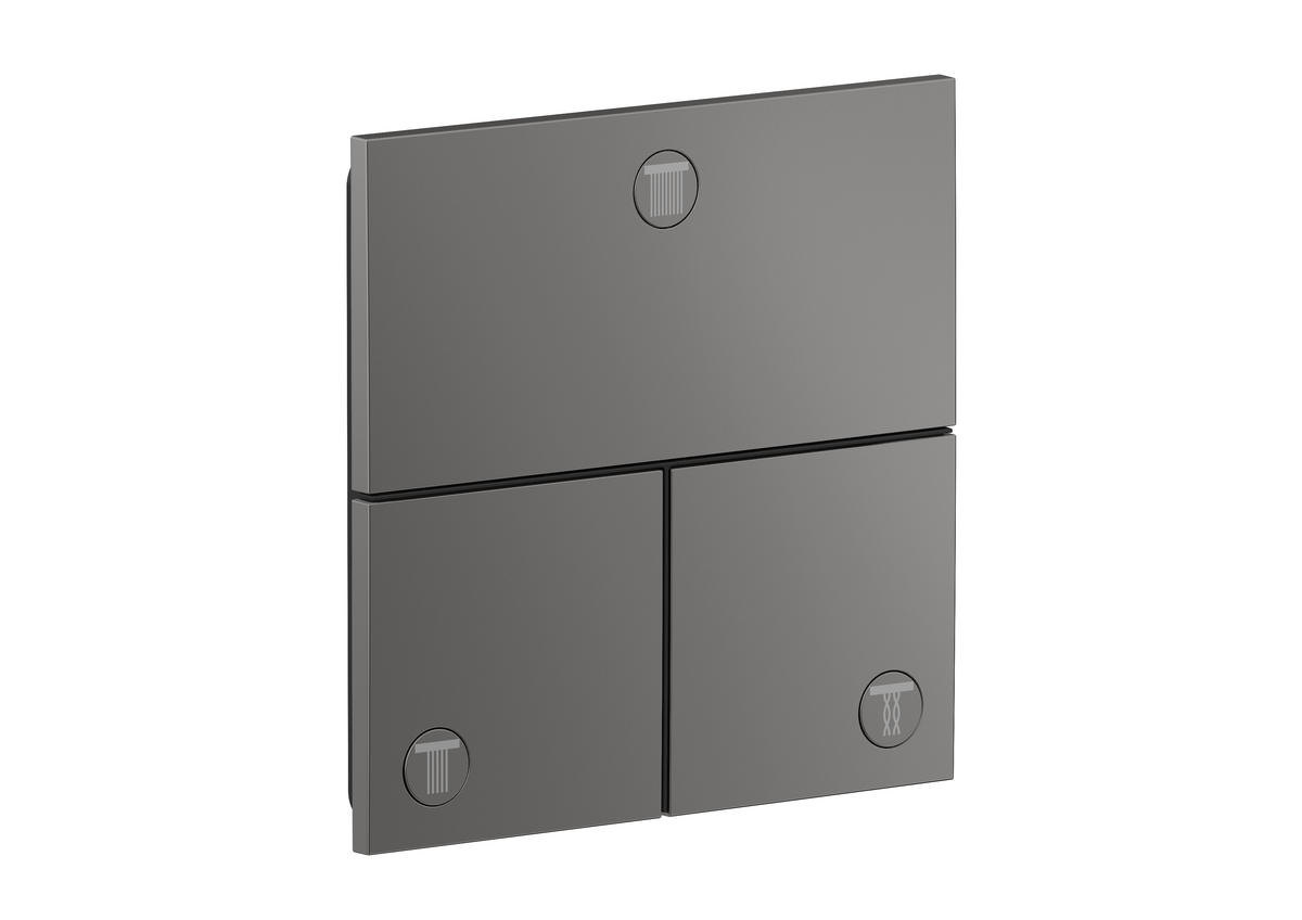 Valve for concealed installation square for 3 functions