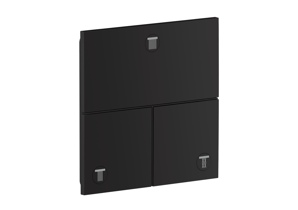 Valve for concealed installation square for 3 functions