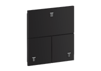 Valve for concealed installation square for 3 functions Valve for concealed installation square for 3 functions