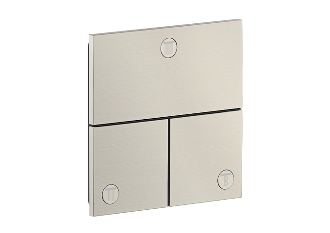 AXOR ShowerSelect ID Set de finition carré encastré avec 3 fonctions — 36780800