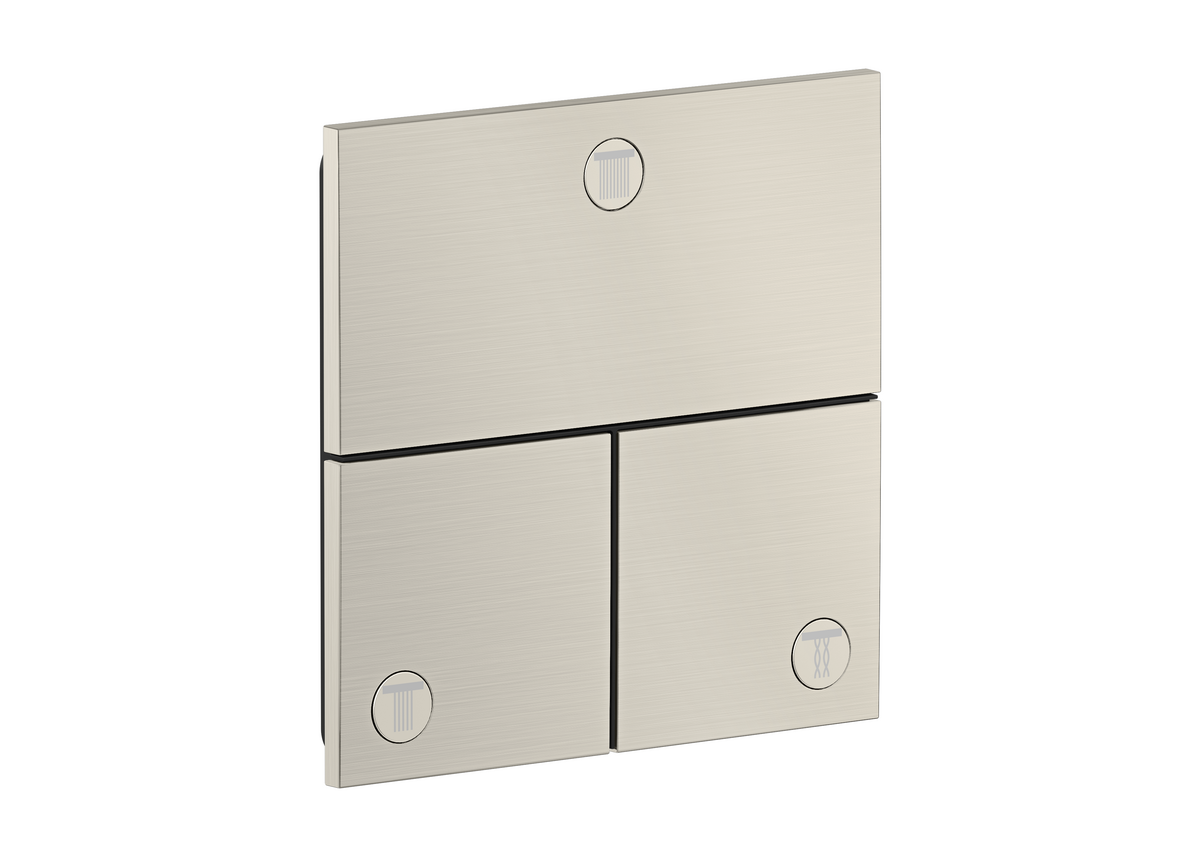 Valve for concealed installation square for 3 functions