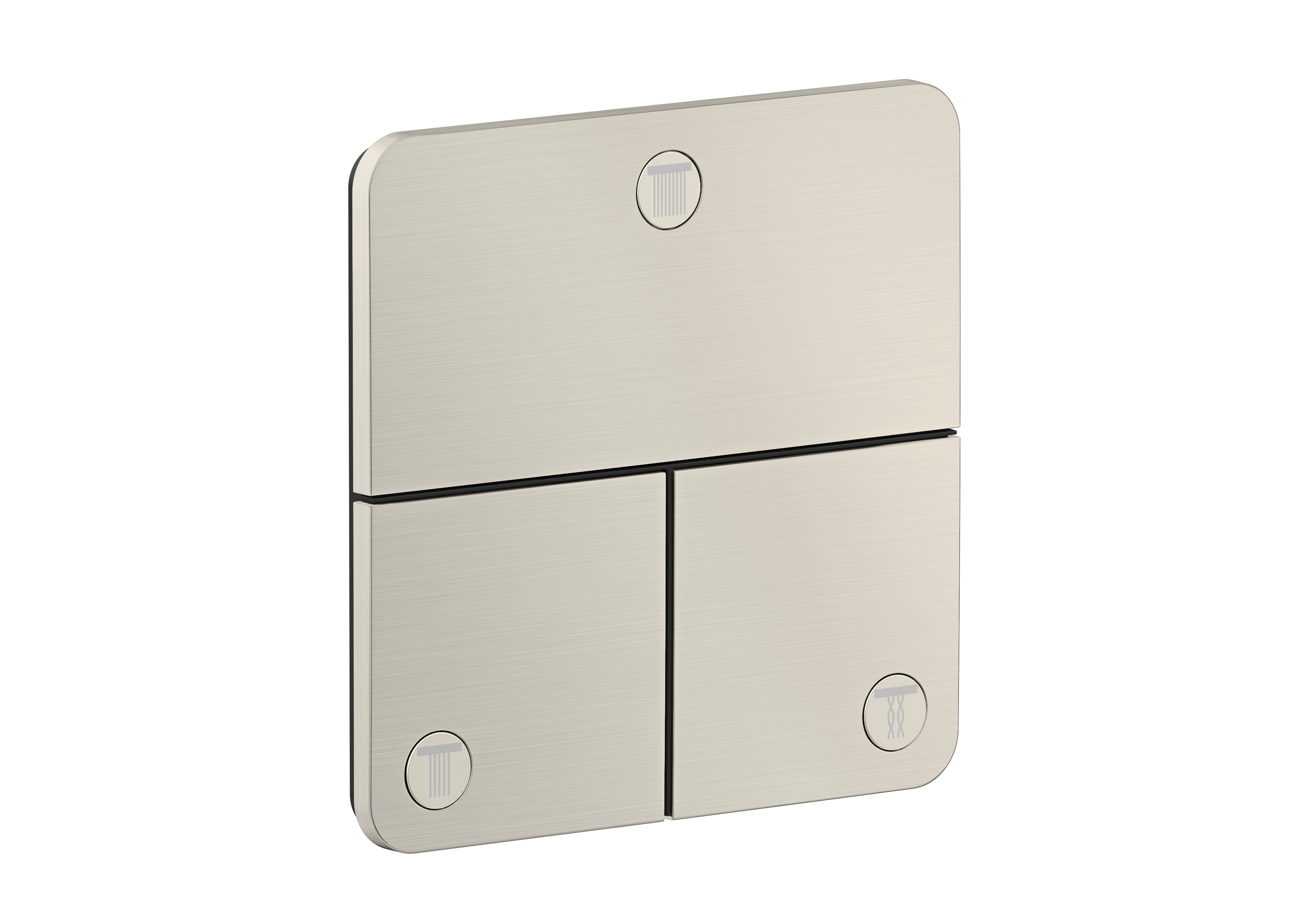 Valve for concealed installation softsquare for 3 functions