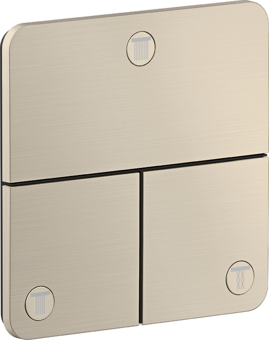 AXOR ShowerSelect ID Set de finition softsquare encastré avec 3 fonctions — 36781820