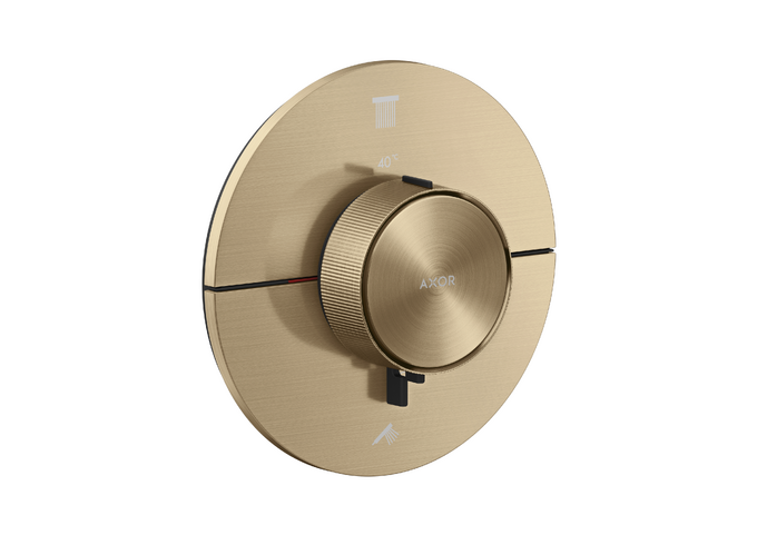 AXOR ShowerSelect ID Set de finition rond pour mitigeur thermostatique encastré avec 2 fonctions — 36750140
