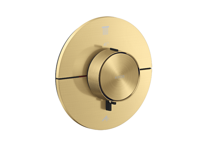 AXOR ShowerSelect ID Set de finition rond pour mitigeur thermostatique encastré avec 2 fonctions — 36750250