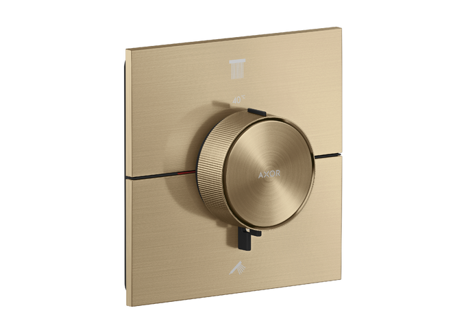 AXOR ShowerSelect ID Set de finition carré pour mitigeur thermostatique encastré avec 2 fonctions — 36752140