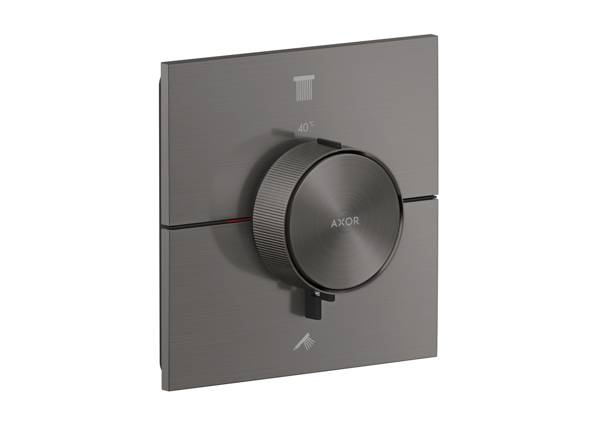 Thermostat for concealed installation square for 2 functions