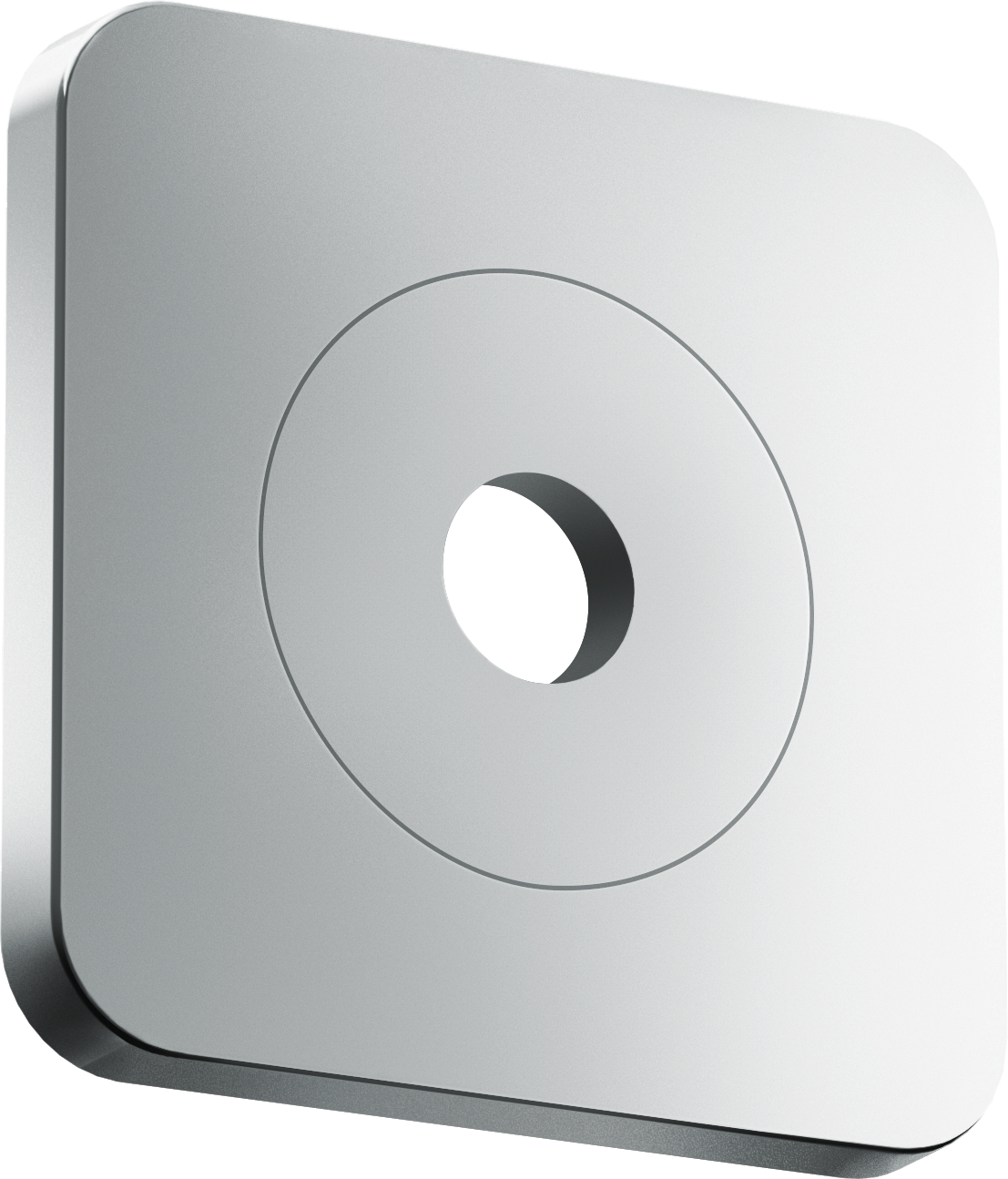 Wall escutcheon 120/120 softsquare