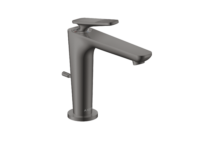 AXOR Citterio C Mitigeur de lavabo 125 CoolStart avec tirette et vidage, coupe cubique — 49031330